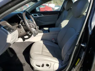 2018 Genesis G80 3.8L with VIN KMHGN4JEXJU250000, listed as a Copart auction lot 79301174 with 74,636 mi miles and Salvage Title. Bid and sale history available at carsss.com. Image 7.