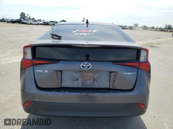 2020 Toyota Prius L Eco z VIN JTDKARFU9L3105675, wystawiony jako Copart lot #54587165 z przebiegiem 130 560 mil mil oraz Szkoda całkowita • Salvage title. Historia ofert i sprzedaży dostępna na DreamBid. Obrazek 6.