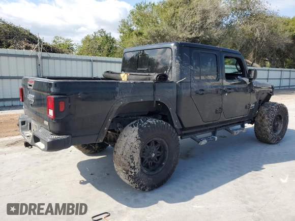 2021 Jeep Gladiator High Altitude with VIN 1C6HJTFG4ML546222, listed as a Copart auction lot 80474614 with Not provided miles and Salvage title. Bid and sale history available at DreamBid. Image 3.