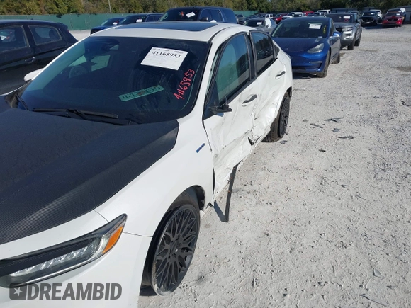 2021 Honda Insight Touring with VIN 19XZE4F92ME003193, listed as a IAAI auction lot 41165953 with Not Provided miles and . Bid and sale history available at carsss.com. Image 6.