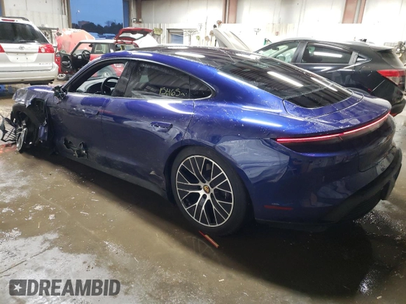 2021 Porsche Taycan z VIN WP0AA2Y13MSA14773, wystawiony jako Copart lot #69774042 z przebiegiem 15 465 mil mil oraz . Historia ofert i sprzedaży dostępna na DreamBid. Obrazek 2.