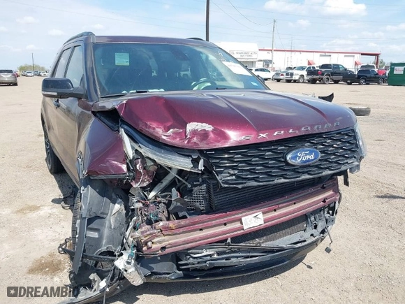 2019 Ford Explorer Sport with VIN 1FM5K8GT8KGB38079, listed as a IAAI auction lot 41705182 with 68,314 mi miles. Bid and sale history available at carsss.com. Image 1.
