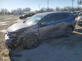 2022 Honda CR-V EX-L with VIN 7FARW2H85NE044083, listed as a Copart auction lot 42388495 with 32,751 mi miles and Salvage Title. Bid and sale history available at carsss.com. Image 1.