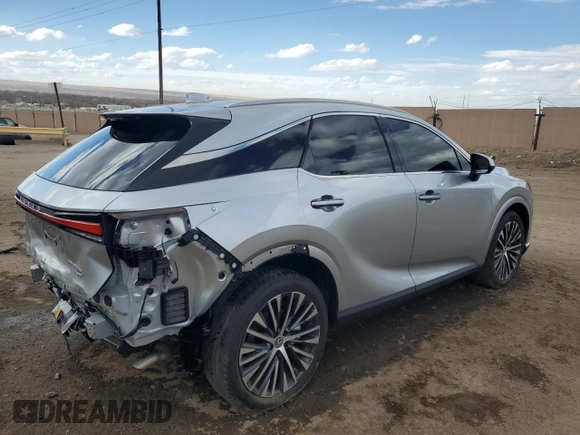 2024 Lexus RX 350h z VIN 2T2BBMCA4RC040708, wystawiony jako Copart lot #43822995 z przebiegiem 11 630 mil mil oraz Szkoda całkowita • Salvage title. Historia ofert i sprzedaży dostępna na DreamBid. Obrazek 3.