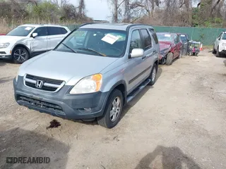 2003 Honda CR-V EX with VIN SHSRD78893U138102, listed as a IAAI auction lot 41948534 with 253,944 mi miles. Bid and sale history available at carsss.com. Image 2.