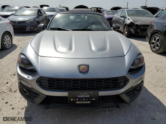 2017 FIAT 124 Spider Elaborazione Abarth with VIN JC1NFAEKXH0126184, listed as a Copart auction lot 76405084 with 0 mi miles and Salvage Title. Bid and sale history available at carsss.com. Image 5.