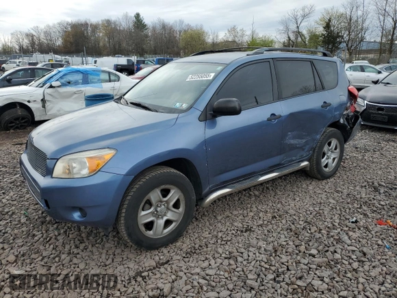 2008 Toyota RAV4 with VIN JTMBD33VX85210951, listed as a Copart auction lot 52255055 with 56,265 mi miles and Salvage Title. Bid and sale history available at carsss.com. Image 1.