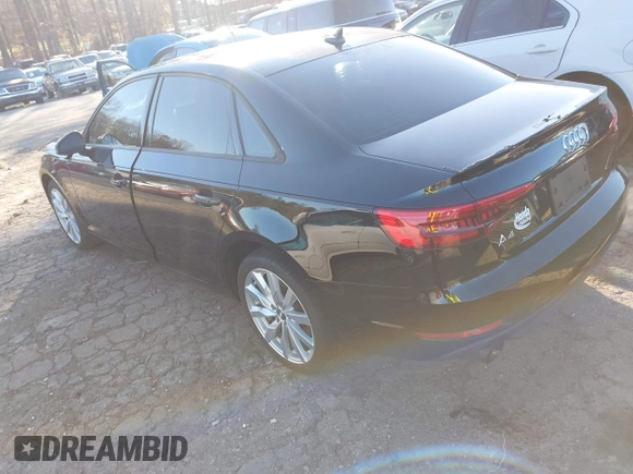 2017 Audi A4 Premium with VIN WAUGNAF44HN036740, listed as a IAAI auction lot 41595456 with 91,813 mi miles. Bid and sale history available at carsss.com. Image 3.