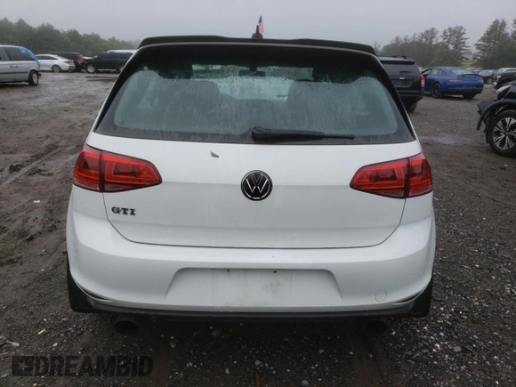 2017 Volkswagen Golf GTI S with VIN 3VW447AUXHM038857, listed as a Copart auction lot 57448963 with 56,380 mi miles. Bid and sale history available at carsss.com. Image 6.