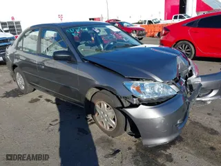 2005 Honda Civic Sdn VP SSRSv with VIN 2HGES16475H516067, listed as a IAAI auction lot 41434167 with 1 mi miles. Bid and sale history available at carsss.com. Image 1.