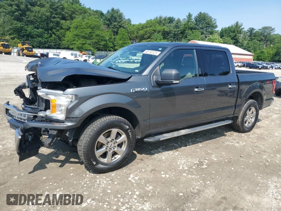2019 Ford F-150 XL with VIN 1FTEW1EP7KFA47638, listed as a Copart auction lot 60193125 with 127,022 mi miles and Salvage title. Bid and sale history available at DreamBid. Image 1.