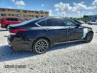 2020 Genesis G80 Sport with VIN KMTFN4JB8LU337856, listed as a Copart auction lot 61028615 with 34,078 mi miles and Salvage title. Bid and sale history available at DreamBid. Image 3.