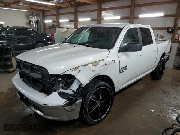 2021 Ram 1500 Classic SLT with VIN 1C6RR6LG4MS530241, listed as a Copart auction lot 88260105 with 76,839 mi miles and Salvage Title. Bid and sale history available at carsss.com. Image 1.