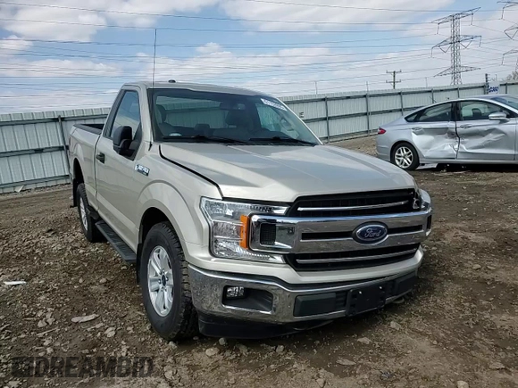 2018 Ford F-150 XL with VIN 1FTMF1E5XJKE35365, listed as a Copart auction lot 51152095 with 49,572 mi miles and Salvage title. Bid and sale history available at DreamBid. Image 11.