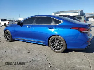 2020 Genesis G80 3.3T Sport with VIN KMTFN4JB3LU334637, listed as a Copart auction lot 84690494 with 111,403 mi miles and Salvage Title. Bid and sale history available at carsss.com. Image 2.