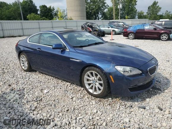 2014 BMW 6 Series z VIN WBALY1C59EDZ73460, wystawiony jako Copart lot #64846204 z przebiegiem 58 876 mil mil oraz Czysty tytuł • Clean title. Historia ofert i sprzedaży dostępna na DreamBid. Obrazek 4.
