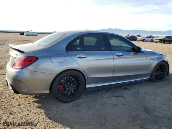 2016 Mercedes-Benz C-Class AMG C 63 S with VIN 55SWF8HB4GU128992, listed as a Copart auction lot 85924304 with 73,002 mi miles and Salvage Title. Bid and sale history available at carsss.com. Image 3.