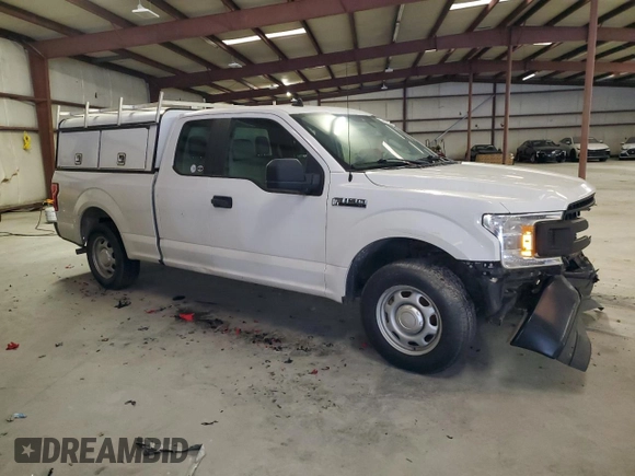 2020 Ford F-150 XL with VIN 1FTEX1CB8LFA05646, listed as a Copart auction lot 85350634 with 176,855 mi miles and Salvage Title. Bid and sale history available at DreamBid. Image 4.