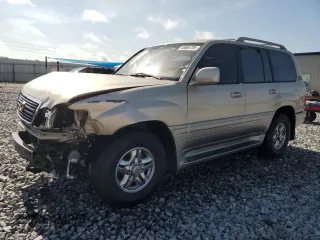 1999 Lexus LX 470 z VIN JT6HT00W1X0045075, wystawiony jako Copart lot #55684785 z przebiegiem 168 855 mil mil oraz Szkody całkowita. Historia ofert i sprzedaży dostępna na DreamBid. Obrazek 1.