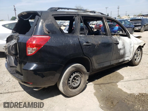 2007 Toyota RAV4 with VIN JTMZD33V676024802, listed as a Copart auction lot 54022155 with 0 mi miles and Salvage Title. Bid and sale history available at carsss.com. Image 3.