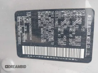 2021 Nissan Armada SV z VIN JN8AY2AD6M9661144, wystawiony jako IAAI lot #41854432 z przebiegiem 91 888 mil mil oraz . Historia ofert i sprzedaży dostępna na DreamBid. Obrazek 9.