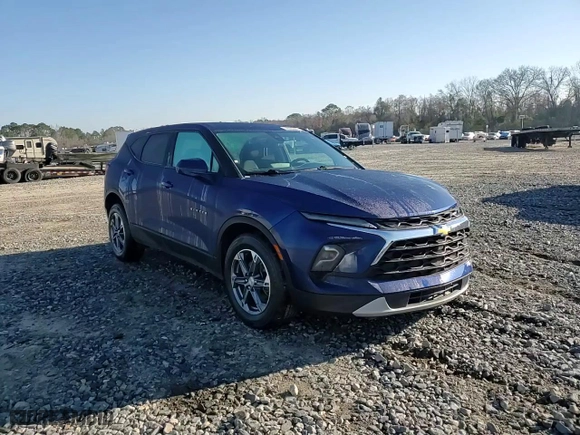 2023 Chevrolet Blazer LT with VIN 3GNKBHR44PS155586, listed as a Copart auction lot 46690095 with 42,831 mi miles and Salvage Title. Bid and sale history available at carsss.com. Image 11.