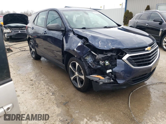 2018 Chevrolet Equinox LS with VIN 3GNAXHEV7JS634751, listed as a Copart auction lot 47396065 with 84,359 mi miles and Salvage Title. Bid and sale history available at DreamBid. Image 4.