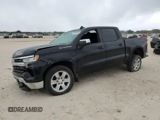 2022 Chevrolet Silverado 1500 LT with VIN 1GCPACEK3NZ571055, listed as a Copart auction lot 78841434 with 32,284 mi miles and Salvage Title. Bid and sale history available at carsss.com. Image 1.