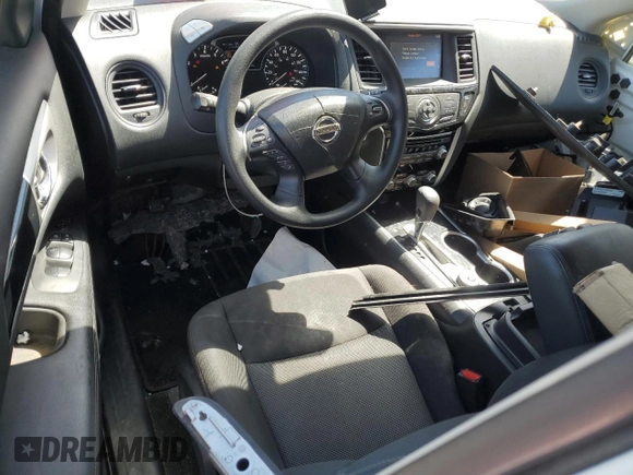 2020 Nissan Pathfinder S with VIN 5N1DR2AM9LC635284, listed as a Copart auction lot 54777075 with 74,406 mi miles and Salvage title. Bid and sale history available at DreamBid. Image 8.