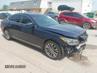 2018 Genesis G80 3.8L with VIN KMHGN4JE3JU246872, listed as a IAAI auction lot 42436770 with 66,022 mi miles and . Bid and sale history available at DreamBid. Image 1.