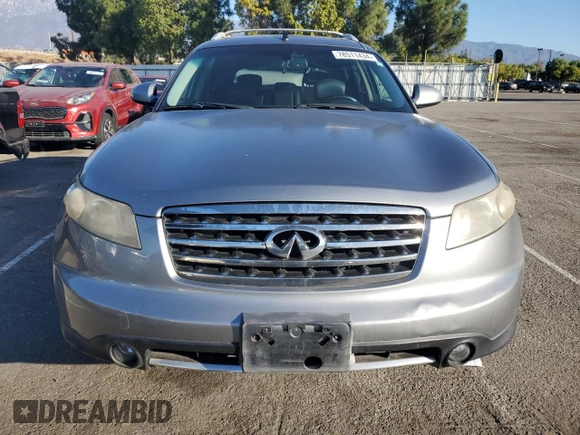 2006 Infiniti FX Options with VIN JNRBS08W66X400740, listed as a Copart auction lot 78511434 with 184,701 mi miles and Salvage title. Bid and sale history available at DreamBid. Image 5.
