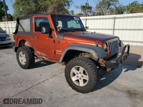2014 Jeep Wrangler Sport with VIN 1C4AJWAG8EL169530, listed as a Copart auction lot 51788825 with 197,642 mi miles and Salvage Title. Bid and sale history available at carsss.com. Image 4.