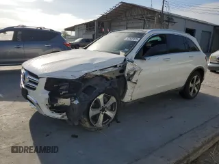 2019 Mercedes-Benz GLC 300 with VIN WDC0G4JB0KF576457, listed as a Copart auction lot 52805875 with 84,469 mi miles and Salvage title. Bid and sale history available at DreamBid. Image 1.