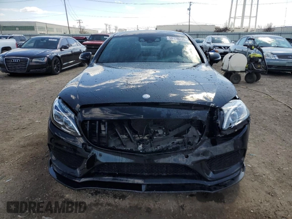 2017 Mercedes-Benz C 43 AMG with VIN WDDWJ6EB0HF499837, listed as a Copart auction lot 50178235 with 89,672 mi miles and Salvage Title. Bid and sale history available at carsss.com. Image 5.