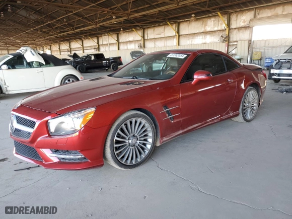 2015 Mercedes-Benz SL-Class SL 550 with VIN WDDJK7DAXFF034551, listed as a Copart auction lot 87262454 with 31,926 mi miles and Salvage Title. Bid and sale history available at carsss.com. Image 1.