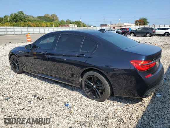 2017 BMW 7 Series with VIN WBA7F2C39HG423187, listed as a Copart auction lot 71163584 with 148,229 mi miles and Non Repairable. Bid and sale history available at DreamBid. Image 2.