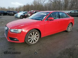 2013 Audi A4 Premium Plus with VIN WAUEFAFL2DN050061, listed as a Copart auction lot 50523405 with 333,788 mi miles and Clean Title. Bid and sale history available at carsss.com. Image 1.