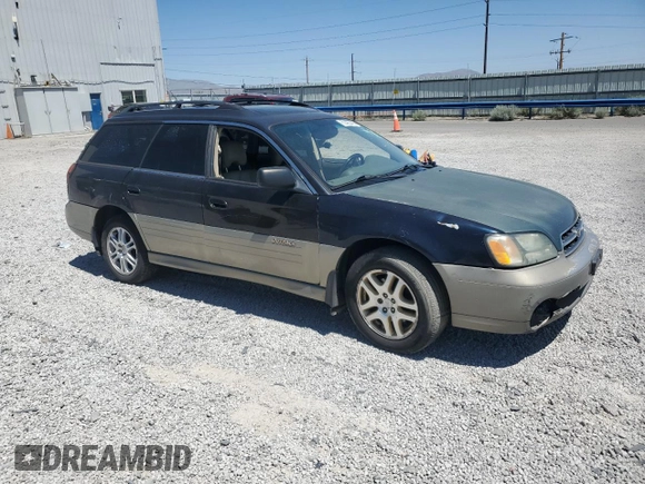 2002 Subaru Legacy Outback L.L. Bean with VIN 4S3BH806527610670, listed as a Copart auction lot 61480495 with 269,829 mi miles and Salvage title. Bid and sale history available at DreamBid. Image 4.