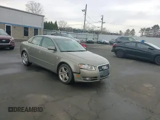 2007 Audi A4 2.0T with VIN WAUDF78E07A205165, listed as a Copart auction lot 53310825 with 162,259 mi miles and Salvage title. Bid and sale history available at DreamBid. Image 11.