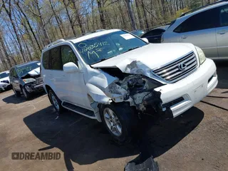 2007 Lexus GX with VIN JTJBT20X570144529, listed as a IAAI auction lot 42035412 with 265,886 mi miles. Bid and sale history available at carsss.com. Image 1.