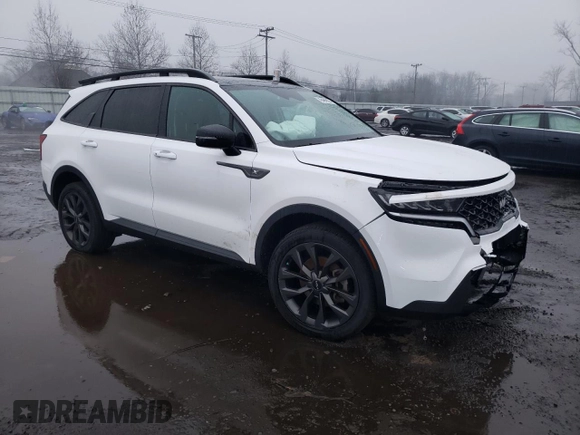 2023 Kia Sorento X-Line EX with VIN 5XYRHDLF0PG172797, listed as a Copart auction lot 86486024 with 42,208 mi miles and Salvage Title. Bid and sale history available at carsss.com. Image 4.