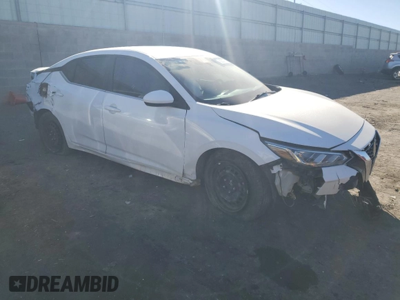 2021 Nissan Sentra S with VIN 3N1AB8BVXMY227149, listed as a Copart auction lot 89309815 with 82,969 mi miles and Salvage Title. Bid and sale history available at DreamBid. Image 4.