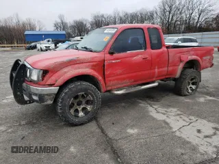 2003 Toyota Tacoma with VIN 5TEWN72N03Z215489, listed as a Copart auction lot 44384595 with 248,968 mi miles and Salvage Title. Bid and sale history available at carsss.com. Image 1.