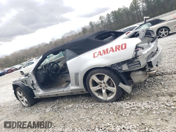 2011 Chevrolet Camaro 2LT with VIN 2G1FC3DD9B9175848, listed as a Copart auction lot 47947405 with Not provided miles and Salvage title. Bid and sale history available at DreamBid. Image 2.
