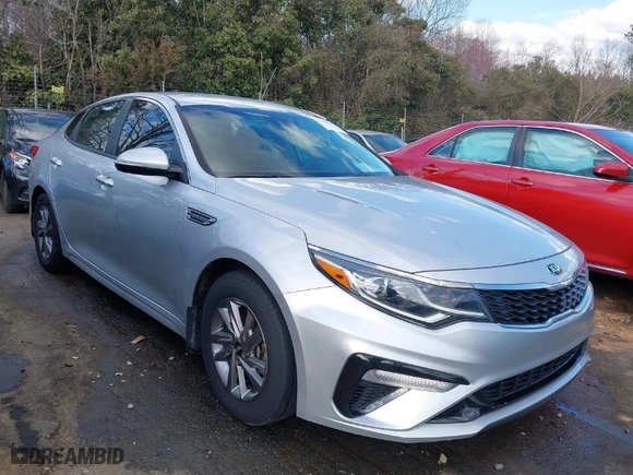 2020 Kia Optima LX with VIN 5XXGT4L37LG400272, listed as a IAAI auction lot 41726710 with 79,708 mi miles. Bid and sale history available at carsss.com. Image 1.