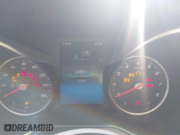 2020 Mercedes-Benz C 300 with VIN WDDWF8EB2LR527142, listed as a IAAI auction lot 40095907 with 52,082 mi miles and . Bid and sale history available at DreamBid. Image 7.