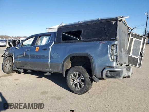 2019 GMC Sierra 1500 SLE z VIN 1GTU9BED9KZ368299, wystawiony jako Copart lot #88515495 z przebiegiem Nie podano mil oraz Szkoda całkowita • Salvage title. Historia ofert i sprzedaży dostępna na DreamBid. Obrazek 2.