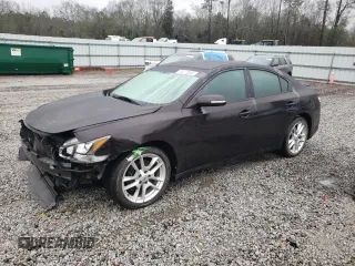 2011 Nissan Maxima 3.5 SV with VIN 1N4AA5AP8BC855952, listed as a Copart auction lot 45273805 with 157,073 mi miles and Salvage Title. Bid and sale history available at carsss.com. Image 1.
