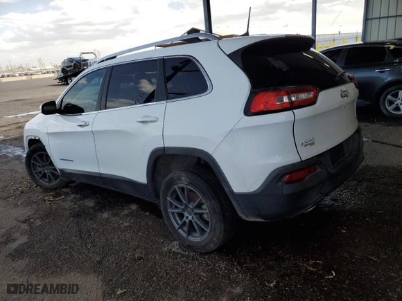 2017 Jeep Cherokee Latitude with VIN 1C4PJLCB5HW586634, listed as a Copart auction lot 49603145 with 91,324 mi miles and Clean Title. Bid and sale history available at carsss.com. Image 2.
