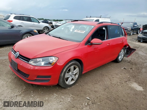 2015 Volkswagen Golf S with VIN 3VWCA7AU5FM514904, listed as a Copart auction lot 60973005 with 101,711 mi miles and Salvage title. Bid and sale history available at DreamBid. Image 1.